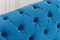 Birlea Chesterfield Sofa 2 Seater Chester Studded Settee in Blue - thumbnail 2