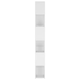Berkfield Home Book Cabinet Room Divider White 100x24x188 cm - Size: 100 x 24 x 188 cm - thumbnail 6