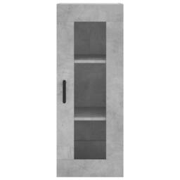 Berkfield Home Highboard Concrete Grey 34.5x34x180 cm Engineered Wood - thumbnail 6