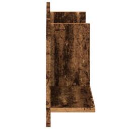 Berkfield Home Wall Cabinet 100x16.5x30 cm Old Wood Engineered Wood in Brown - thumbnail 5