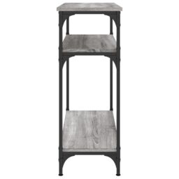 Berkfield Home Console Table Grey Sonoma 75x29x75 cm Engineered Wood - Size: 75 x 29 x 75 cm - thumbnail 5