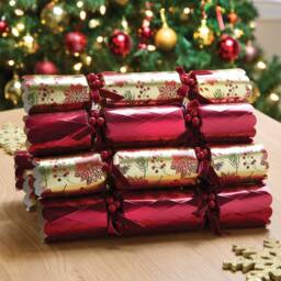 Coopers of Stortford Luxury Christmas Crackers - Set of 6 with Deluxe Gifts & Ribbons - thumbnail 2