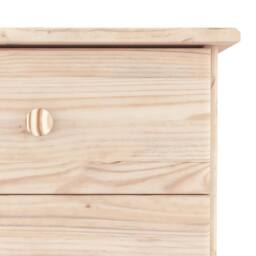 Berkfield Home Sideboard ALTA 77x35x73 cm Solid Wood Pine in Light Tan - Size: 77 x 35 x 73 cm - thumbnail 8