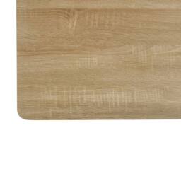 BTM Dining Table, MDF Wood Rectangular Kitchen & Coffee Table in Light Tan - thumbnail 6