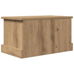 Berkfield Home Storage Box Artisan Oak 30x50x28 cm Engineered Wood in Brown - Size: 30 x 50 x 28 cm - thumbnail 8