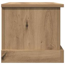 Berkfield Home Storage Box Artisan Oak 30x50x28 cm Engineered Wood in Brown - Size: 30 x 50 x 28 cm - thumbnail 7