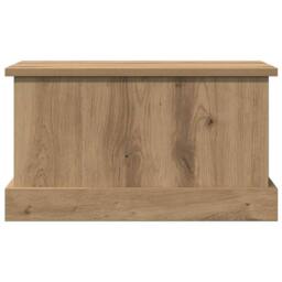 Berkfield Home Storage Box Artisan Oak 30x50x28 cm Engineered Wood in Brown - Size: 30 x 50 x 28 cm - thumbnail 5