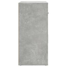 Berkfield Home Sideboard Concrete Grey 80x33x70 cm Engineered Wood - Size: 80 x 33 x 70 cm - thumbnail 5