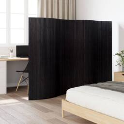 Berkfield Home Room Divider Black 165x250 cm Bamboo - thumbnail 2