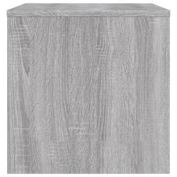 Berkfield Home TV Cabinet Grey Sonoma 80x40x40 cm Engineered Wood - Size: 80 x 40 x 40 cm - thumbnail 5