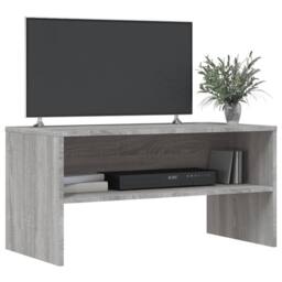 Berkfield Home TV Cabinet Grey Sonoma 80x40x40 cm Engineered Wood - Size: 80 x 40 x 40 cm - thumbnail 1
