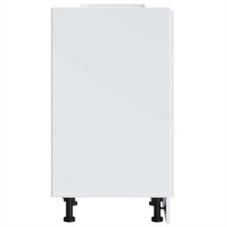Berkfield Home Bottom Cabinet White 40x46x81.5 cm Engineered Wood - thumbnail 6