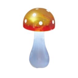 Marco Paul 28cm Solar Mushroom Garden Ornament in Yellow - thumbnail 7