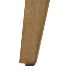 FurnitureboxUK Iko Solid Wood Round Indoor / Outdoor Side Table in Brown - thumbnail 5