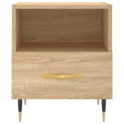 Berkfield Home Bedside Cabinets 2 pcs Sonoma Oak 40x35x47.5 cm Engineered Wood in Brown - thumbnail 6