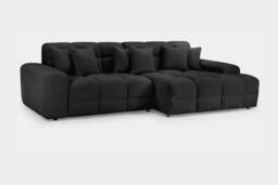 Stratus Interiors Jacob Modern Bubble Cloud Sofa for Stylish Living Rooms in Charcoal - thumbnail 2
