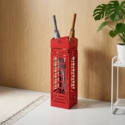 Kelvenix Red Umbrella Iron Storage Rack - Size: 1000mm - thumbnail 3