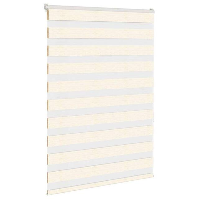 Berkfield Home Elegant Zebra Blind Marble Beige 95x150 cm Fabric Width 90.9 cm P - image 1