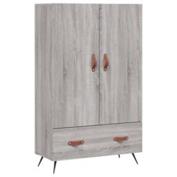 Berkfield Home Highboard Grey Sonoma 69.5x31x115 cm Engineered Wood - thumbnail 2
