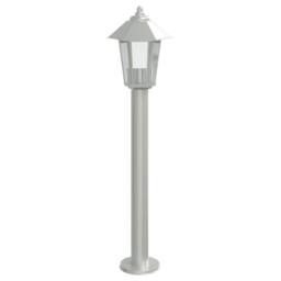 Berkfield Home Outdoor Floor Lamps 3pcs Silver 80 cm Stainless Steel - thumbnail 4