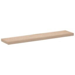 Berkfield Home Floating Shelf 110x23.5x4 cm Engineered Wood in Brown - thumbnail 2