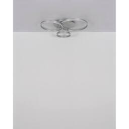 Netlighting Mary 3 Ring Semi Ceiling Light Silver LED Dimmable 2700-6500K Remote - thumbnail 6