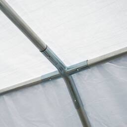 STILVORA Gazebo 8 x 4m with Removable Walls & Windows in White - thumbnail 8