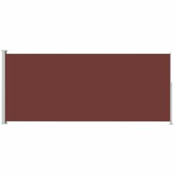 Berkfield Home Patio Retractable Side Awning 180x500 cm Brown - thumbnail 2