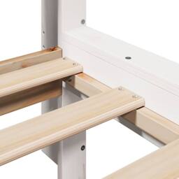 Berkfield Home Decorative Bed Frame without Mattress White 160x200 cm Solid Wood Pine - thumbnail 7