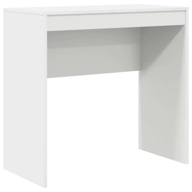 Berkfield Home Writing Desk White MDF 80 x 40 x 76 cm Simple Writing Desk - image 1