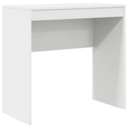 Berkfield Home Writing Desk White MDF 80 x 40 x 76 cm Simple Writing Desk