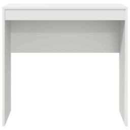 Berkfield Home Writing Desk White MDF 80 x 40 x 76 cm Simple Writing Desk - thumbnail 5