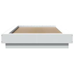 Berkfield Home Bed Frame with LED Lights without Mattress White 90x190cm - Size: 90x190 cm - thumbnail 5