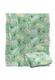 Hidden Pigeon Dont Let The Pigeon Drive The Sleigh Joy Pattern Silky Touch Super Soft Throw Blanket 152 X 127 cm in White - thumbnail 2