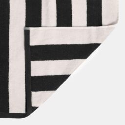 OHS Stripe 100% Cotton Bath Towel Hotel Luxury Shower Soft Absorbent, 2PC in White - thumbnail 5