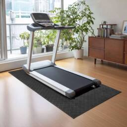 Oseasons Deckplate 1.5m x 1.2m Non-Slip Heavy Duty Floor Mat in Grey - Size: 100 cm diameter - thumbnail 4