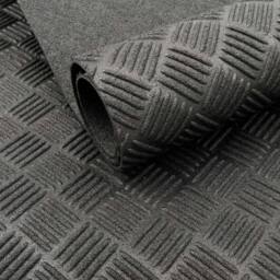 Oseasons Deckplate 1.5m x 1.2m Non-Slip Heavy Duty Floor Mat in Grey - Size: 100 cm diameter - thumbnail 1