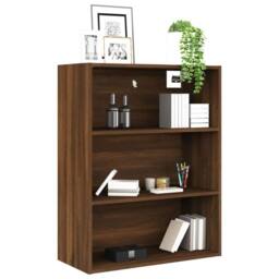 Berkfield Home Hanging Wall Cabinet Brown Oak 69.5x32.5x90 cm - thumbnail 4