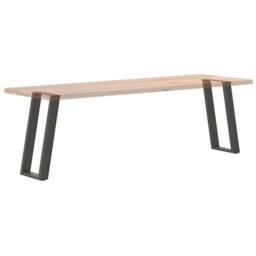Berkfield Home Console Table Legs U-Shaped 2 pcs Anthracite 38x(72-73) cm Steel in Charcoal - thumbnail 8
