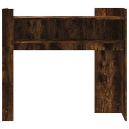 Berkfield Home Classic Console Table Smoked Oak 100x35x90 cm Engineered Wood in Brown - Size: 100 x 35 x 90 cm - thumbnail 4