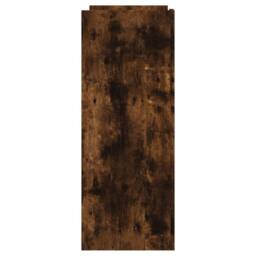 Berkfield Home Classic Console Table Smoked Oak 100x35x90 cm Engineered Wood in Brown - Size: 100 x 35 x 90 cm - thumbnail 5