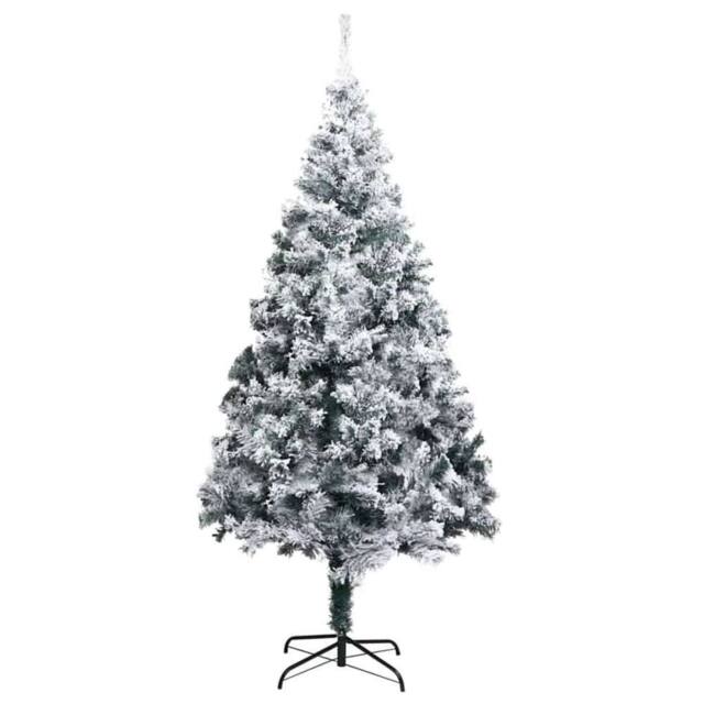 Berkfield Home Green Artificial Christmas Tree with 300 LEDs with Stand Green 180 cm - image 1