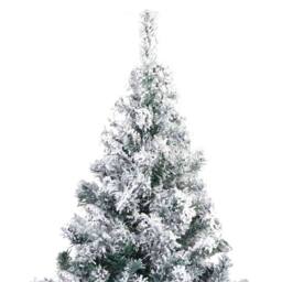 Berkfield Home Green Artificial Christmas Tree with 300 LEDs with Stand Green 180 cm - thumbnail 5