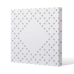 Benjamin Tate Design Crosses & Diamonds (Canvas Print) / 114 x 114 x 4cm in Natural - Size: 114 x 114 x 4 cm - thumbnail 1