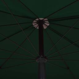 Berkfield Home Garden Parasol with Pole 200x130 cm Green - thumbnail 5