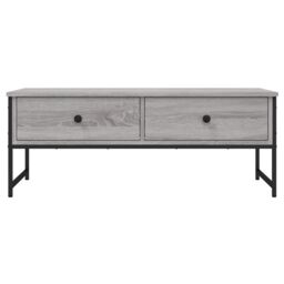 Berkfield Home Coffee Table Grey Sonoma 101x49x39.5 cm Engineered Wood - thumbnail 6