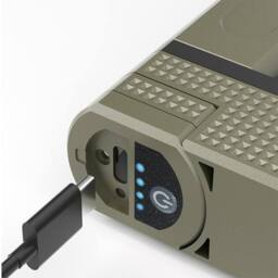 Obasyhig Outdoor Solar Emergency Light with Strong Magnetic Attachment in Green - thumbnail 5