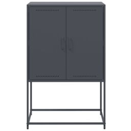 Berkfield Home Highboard Anthracite 68.5x38.5x107 cm Steel - thumbnail 6