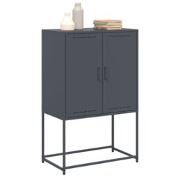 Berkfield Home Highboard Anthracite 68.5x38.5x107 cm Steel - thumbnail 4