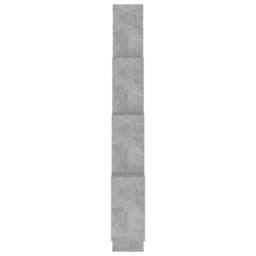 Berkfield Home Wall Cube Shelf Concrete Grey 90x15x119 cm Engineered Wood - Size: 90 x 15 x 119 cm - thumbnail 5